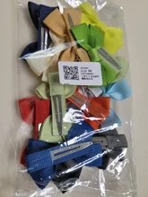 20 piezas, tienda de lazos del pelo, pinza de cocodrilo, cinta de grogrén para niña y bebé