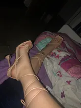 Aneikeh de verano zapatos de mujer Sandalias, de la Pu de moda Cruz-atado tacones de encaje fiesta bombas tamaño 35- 42 albaricoque blanco negro