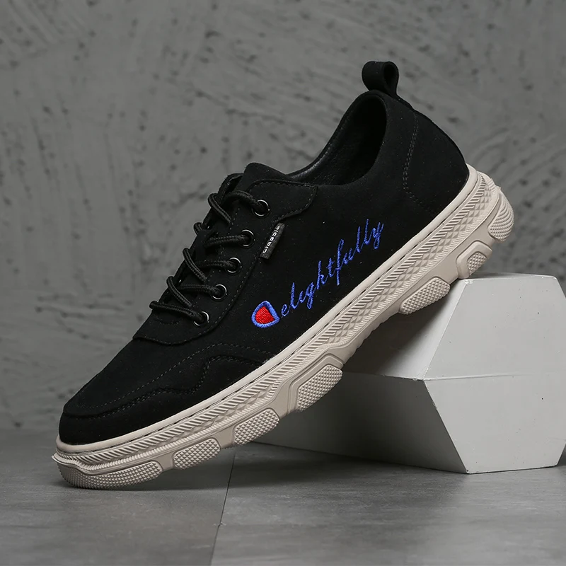 

2019 Autumn New Solid Color Versatile Shoes Korean Fashion Trend All Matching Men's Waterproof Leather Casual Shoes Size 39-44