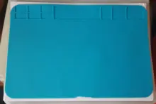 Almohadilla de reparación aislante resistente al calor, estación de soldadura de silicona, almohadilla de trabajo, plataforma de escritorio para Estación de soldadura BGA