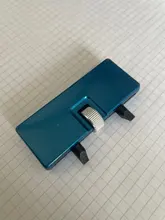 Llave para Mesa de dos garras, cubierta trasera de reloj, herramienta de apertura, removedor Rectangular ajustable, Kit de reparación de reloj, ajustador de calibre de 52mm