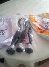 La UNICE cabello 30 pulgadas brasileño de hueso recto pelo mechones 100% mechones de cabello humano postizo mechones del pelo recto de la Virgen extensión 1/3/4 Uds