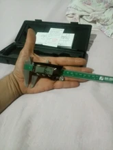 FUJIWARA-Calibrador digital de acero inoxidable Vernier, de 0 a 150mm, 1/64 fracción/MM/pulgada, LCD, resistente al agua, IP54