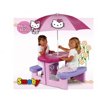 

PICNIC TABLE WITH UMBRELLA HELLO KITTY