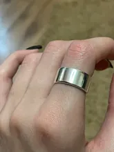 Anillos de plata de ley 925 sencillos y creativos, joyería no alérgica, con carácter redondo, moda Popular, anillos de apertura SR209