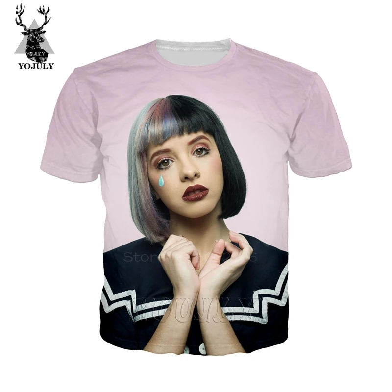 Melanie Martinez, футболка, cosy off white, мужская, 3d принт, косплей, футболки, мода, хип-хоп, Круглый ворот, короткий рукав, уличная одежда, топы, A522 - Цвет: 17