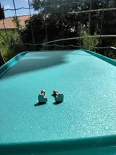 2pcs joyería Piercing Tragus Stud pendientes de cartílago de hélice en forma de corazón pendientes joyería de fiesta para mujeres