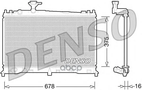 Радиатор Системы Охлаждения Mazda 6(02-07) Denso арт. DRM44027