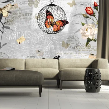 

Wall mural-singing butterflies-100x70 cm