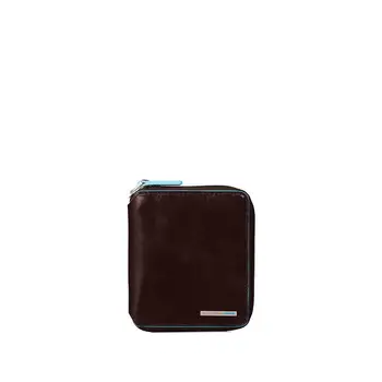 

Blue Square Wallet Saddle Brown