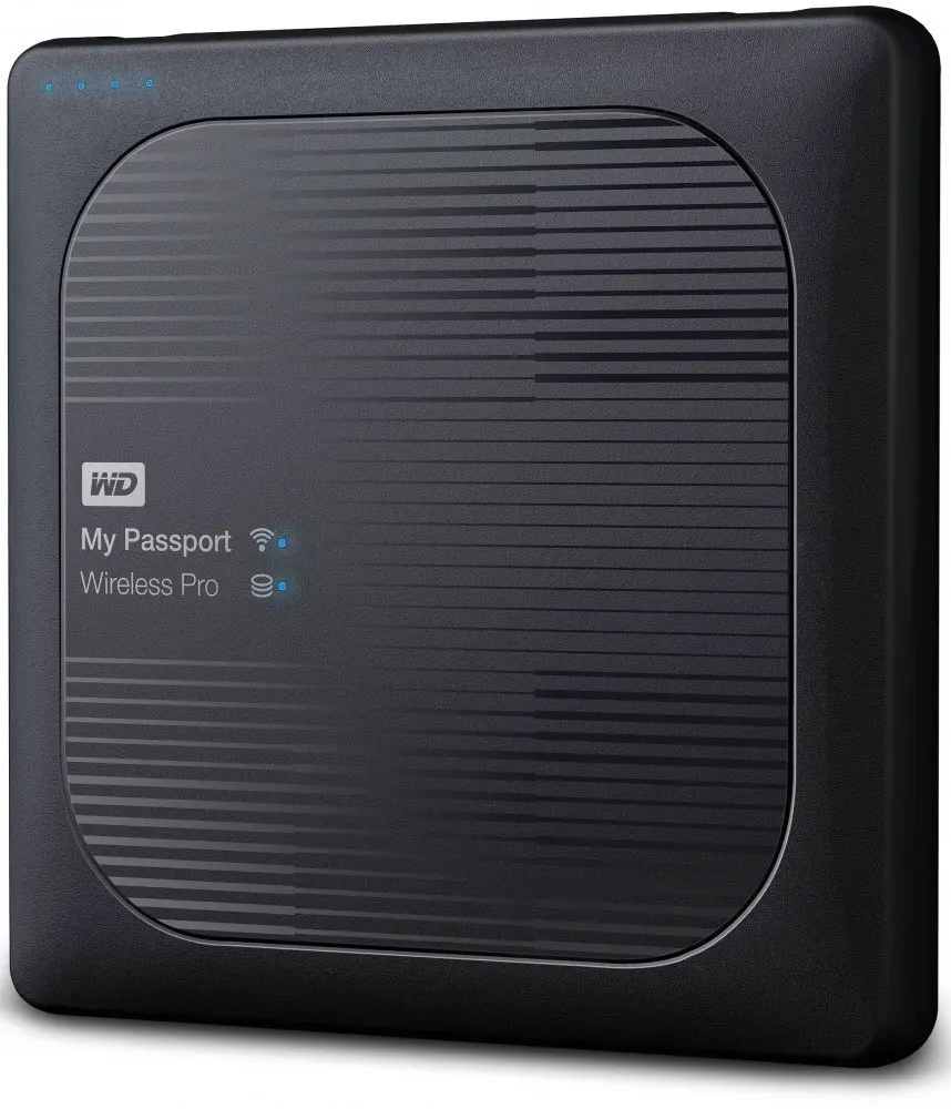 Внешний жесткий диск Western Digital 1ТБ My Passport Wireless Pro WDBVPL0010BBK-RESN