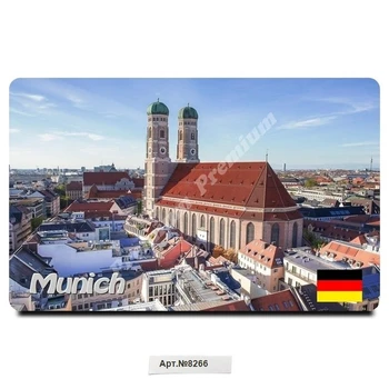 

"Munich, Germany. Souvenir magnet vinyl (size: 54x86mm). Free shipping. Fridge magnet.