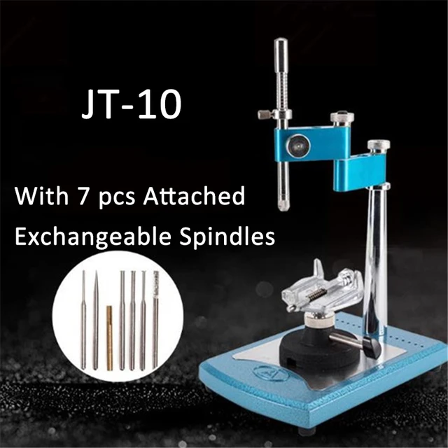 JT10 Tragbare Dental Labor Ausrüstung Einfache Gutachter mit 7 stücke  Befestigt Austauschbare Spindeln Dental Gutachter - AliExpress