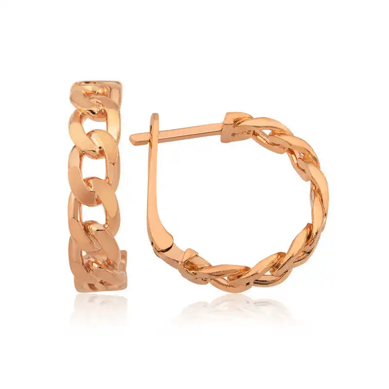 

Silver Chain Accents Ring Earrings