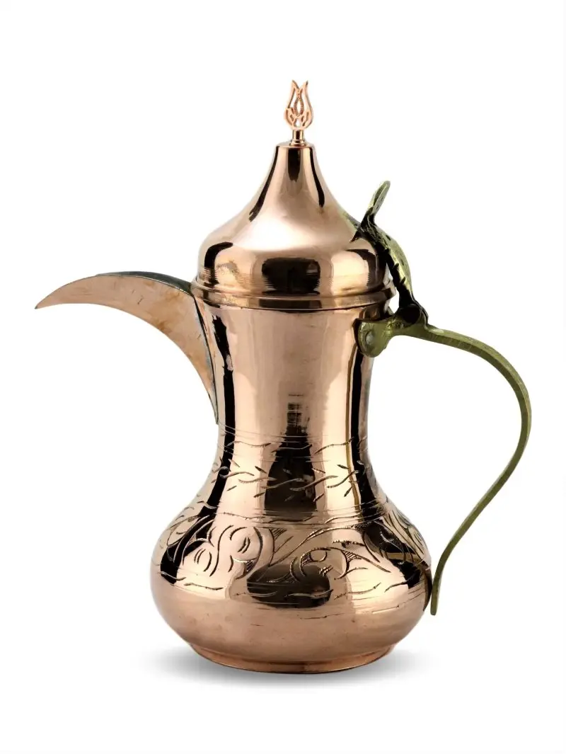 

Mırra Big size Copper Arabic Teapot Milk Pot