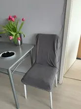 Chair-Cover Stretch Spandex Dining-Room Jacquard for 1-Pc Water-Repellent