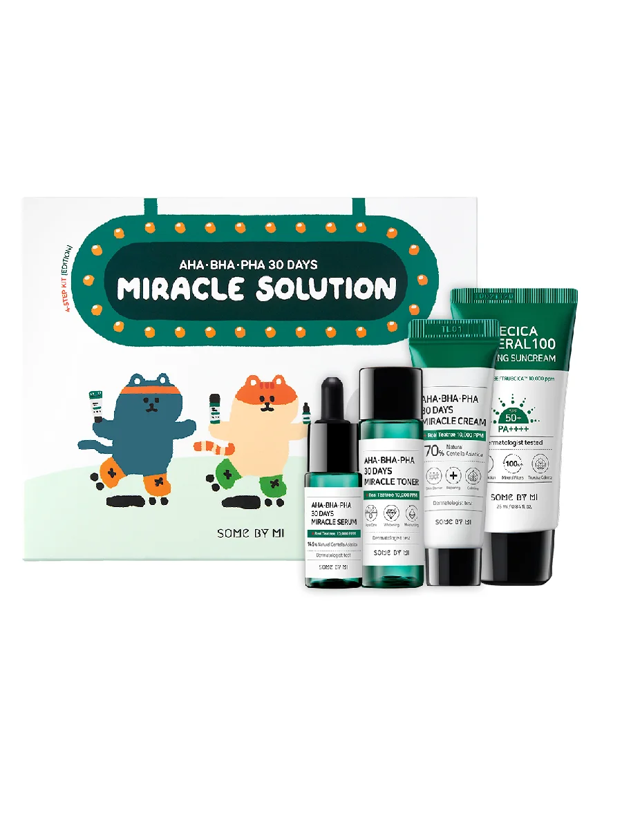 Набор AHA/BHA/PHA 30 Days Miracle Solution|Автозагары и бронзаторы для лица| |