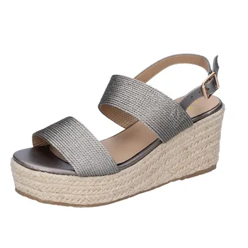 

XTI women sandals gray fabric