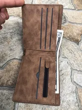 Cartera de piel sintética para hombre, cartera con monedero con bolsa con cierre monederos pequeños, monedero Delgado, nuevo diseño, 2020