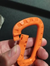 Quickdraw-mosquetón para colgar al aire libre, hebilla para la montaña, Bushcraft