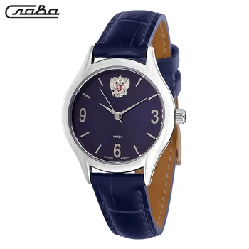 

Quartz wrist watch Slava Premier 1571809/300-2036