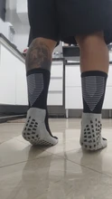 Calcetines de fútbol antideslizantes para adultos, calcetín profesional transpirable para baloncesto, fitness, gimnasio, Circulación de compresión