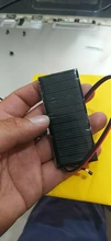 Panel Solar con cable extensible, células solares policristalinas epoxi estándar DIY, módulo de carga de batería de 30cm, 5,5 V, 0,38 W, 70ma
