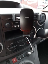 Baseus-Soporte de teléfono para automóvil Gravity, base de apoyo de teléfono inteligente para coche, sin bloqueos u obstrucciones en la salida de aire, hecho de aleación de aluminio, con rotación omnidireccional