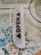 Pegatinas reflectantes de advertencia de colisión para puerta de coche, adhesivos reflectantes de larga distancia, adhesivos decorativos de papel, 4 Uds.