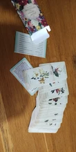 Cartas de oráculo de inspiración botánica, cartas divertidas de oráculo para fiesta familiar, juegos de mesa en inglés, cartas de Tarot