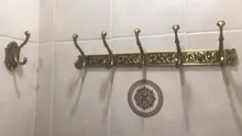Coat Hanger Robe-Hooks Bathroom-Accessories Wall-Carving Luxury Antique 5 for YT-3012