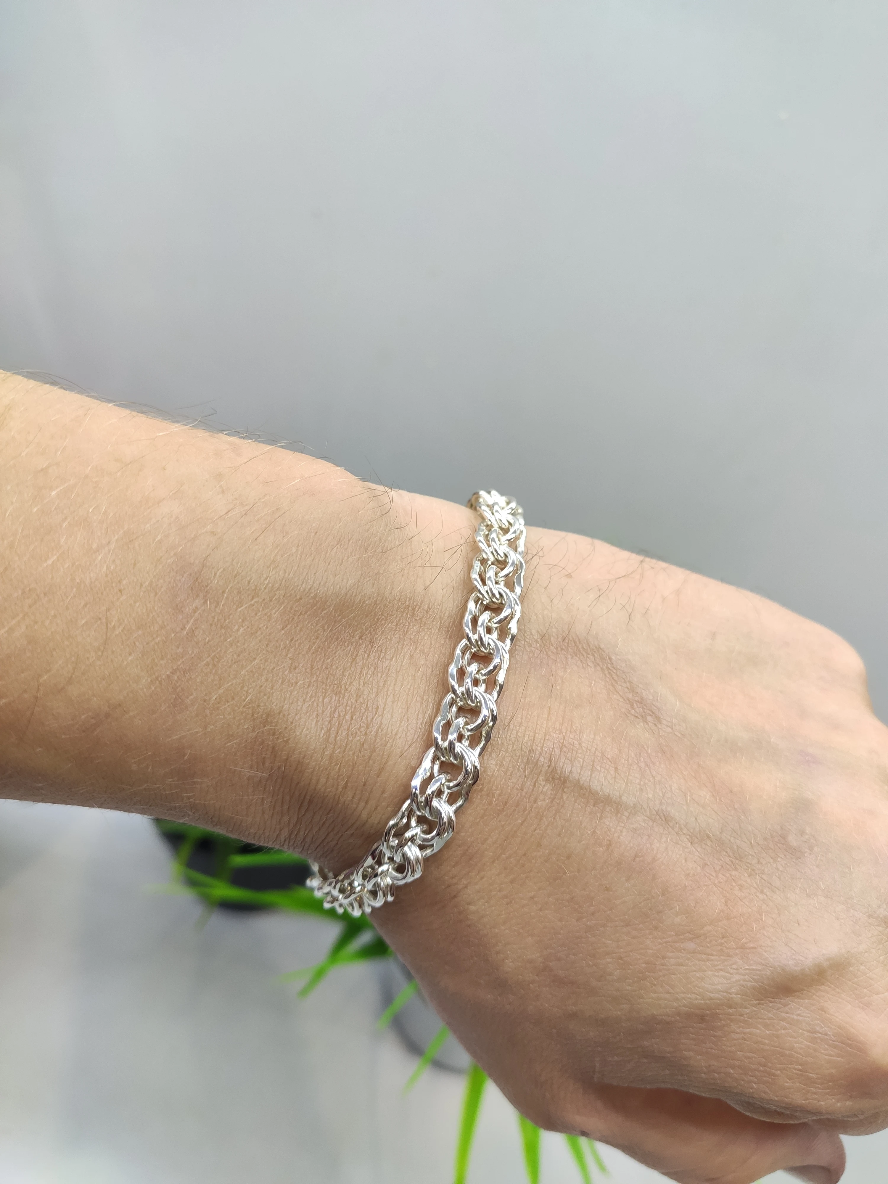 Men's Sterling Silver Mariner Chain Bracelet - Jewelry1000.com | Sterling  silver mens, Silver, Chain bracelet