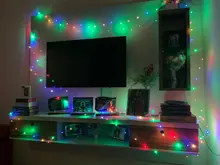 Led-Light Photo-Clip Battery-Powered Garland Led Christmas Outdoor Wedding 10M 5M 2M