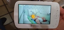 HeimVision-Monitor de bebé HMB33MQ, pantalla LCD de 5 pulgadas, 1080P, visión nocturna, 360 °, PTZ, mando a distancia, Audio de 2 vías, VOX, grabación de cuna, soporte para tarjeta SD