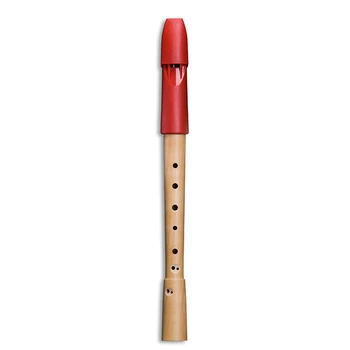 

1074 prima блокфлейта soprano, red plastic/Wood, baroque system