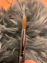 Nuevo pincel brillante para manicura, para polvo acrílico, 100%, nailon, acrílico, redondo, 7 tamaños