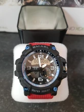 SMAEL- Relojes deportivos digitales para hombre, reloj masculino de pulsera LED, de cuarzo resistente al agua 50m