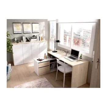 

ROX 2 door model Office KIT wardrobe NATURAL COLOR and white brightness