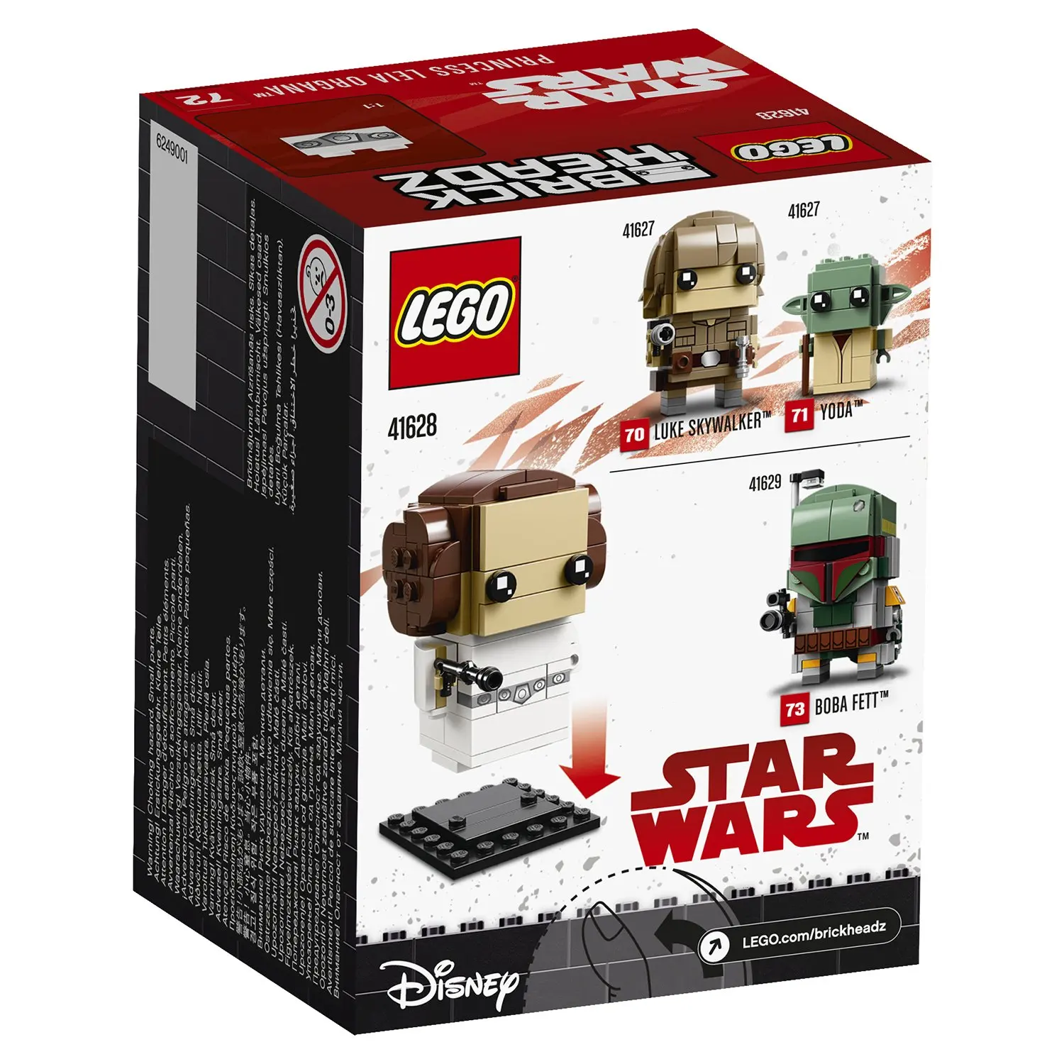 Конструктор LEGO BrickHeadz Принцесса Лея Органа 41628