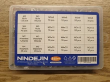 Ninejin-Juego de tornillos de cabeza hexagonal, 880 uds, M2, M3, M4, M5, acero inoxidable, hexagonal, cabezal redondo plano, surtido de Kit de tornillos