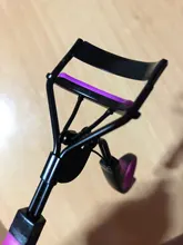 1PC negro-púrpura esmerilado con Clip para pestañas Curl ojo cosméticos maquillaje belleza falso rizador de pestañas Curling pinzas las herramientas