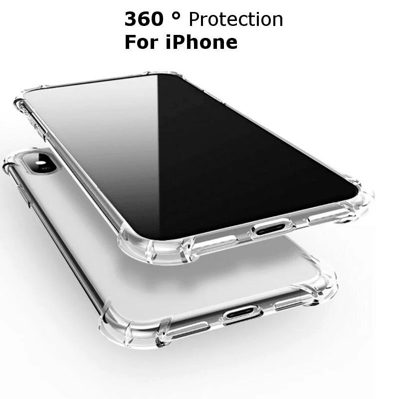 Ультратонкий Роскошный противоударный силиконовый чехол для телефона iPhone 11 Pro X XR