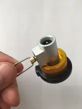 Adaptador de repuesto para estufa de Camping al aire libre, adaptador de Gas plano, válvula, depósito, convertidor de Gas, adaptador de repuesto para cilindro