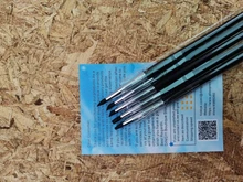 Uds de goma de silicona de Punta pintura cepillos para acuarelas pinturas al óleo de escultura de arcilla Fimo de herramientas de arte suministros