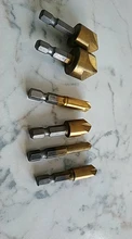 Drill-Bit Chamfering Cutter Countersink Wood HSS Hex-Shank-90-Degree 3pcs 6pcs 6mm-19mm