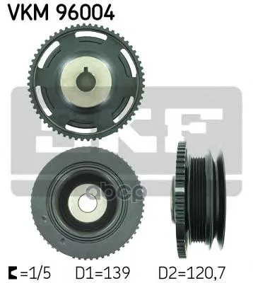 Шкив Ременный Skf Vkm96004 Skf арт. VKM96004