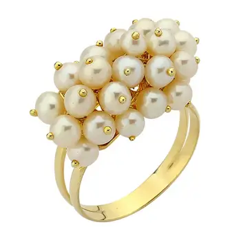 

Grape Cluster With Pearl Gold Ring 01-190-YIN029