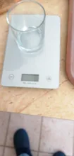 AIRMSEN-báscula de cocina para el hogar, 11 libras/5KG, balanza electrónica para alimentos, herramienta de medición, proceso de dibujo de cable de vidrio templado