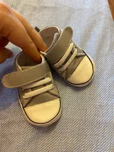 2021 nuevos bebés zapatos lona deportes clásicos zapatillas de deporte de bebé recién nacido niños niñas en primer lugar los caminantes zapatos de Velcro zapatos de niña recién nacida zapatos