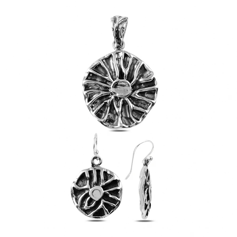 

Silver 925 Sterling Set Without Stone